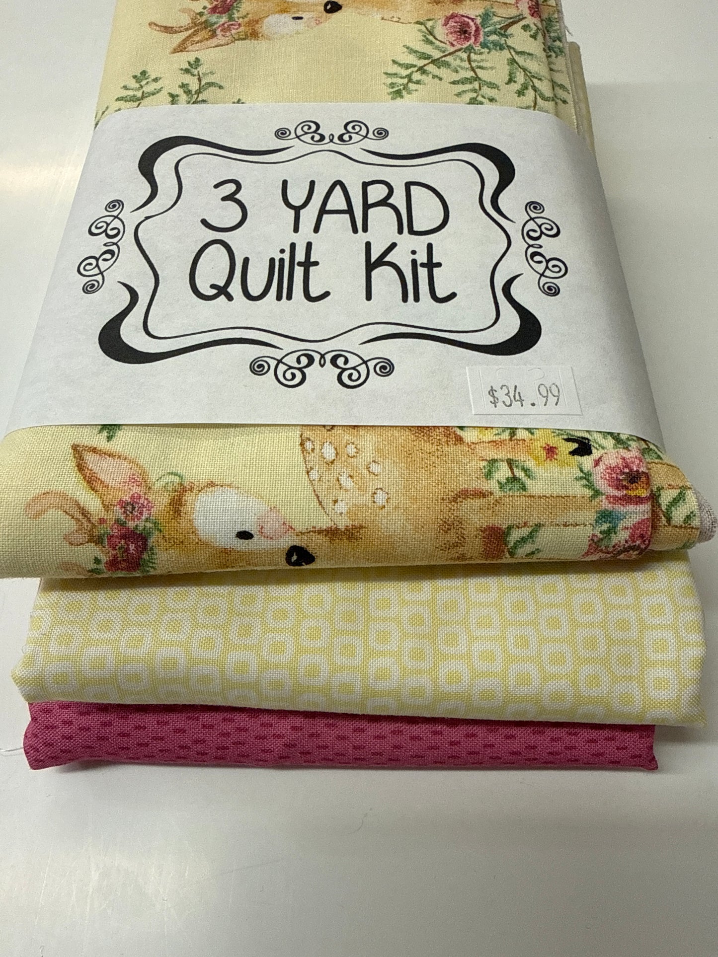 3 yard Quilt Kit Baby Deer