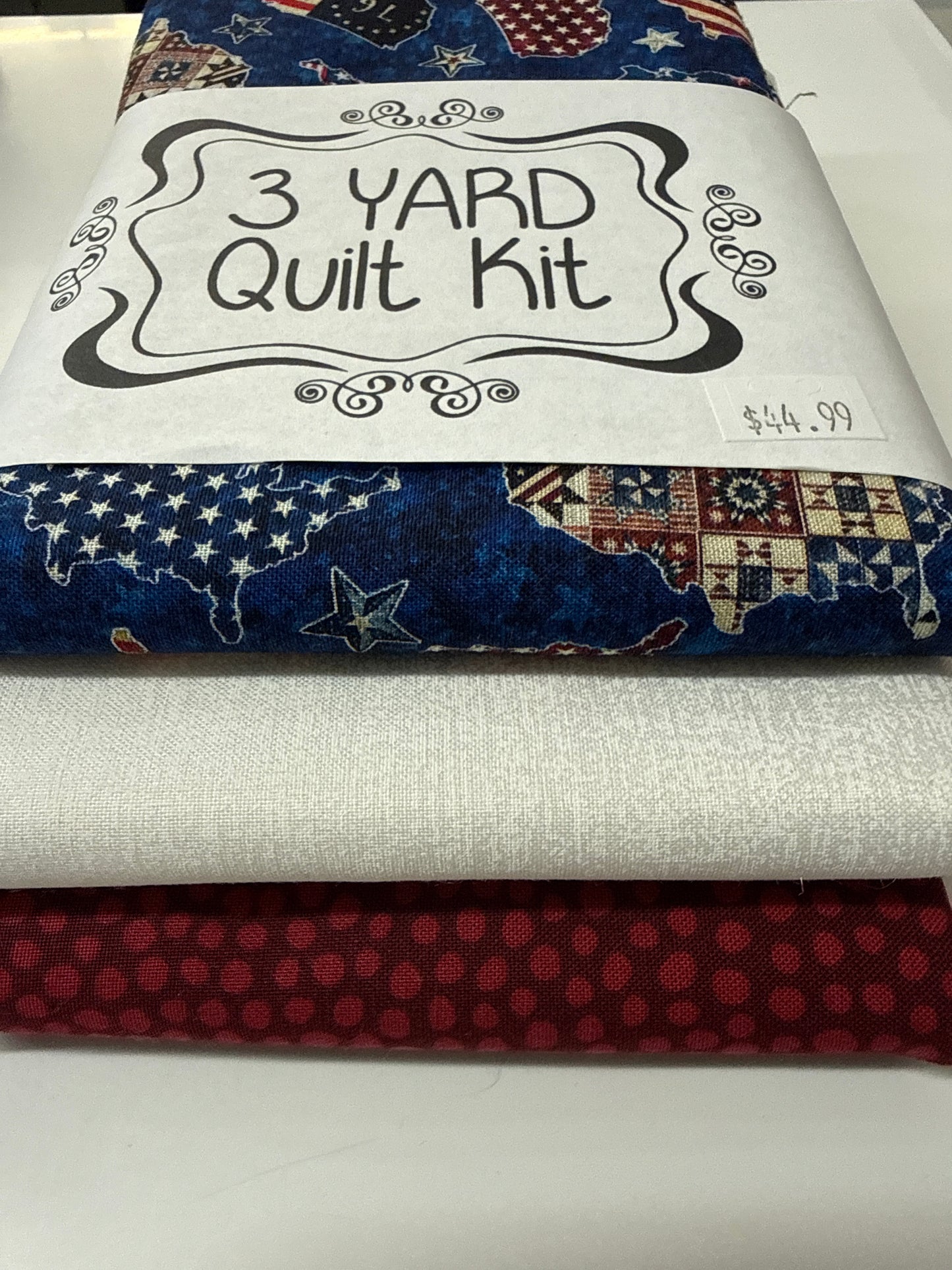 3 yard Quilt Kit Patriotic