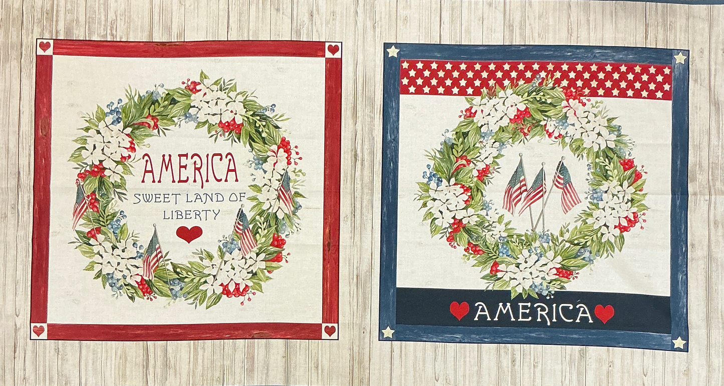 Panels-Farmhouse Amercana Pillows