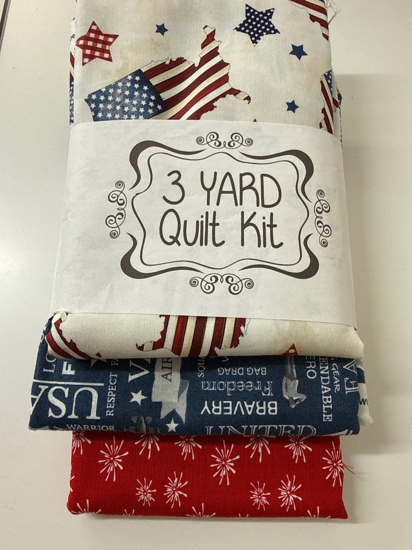3 yard Quilt Kit Patriotic