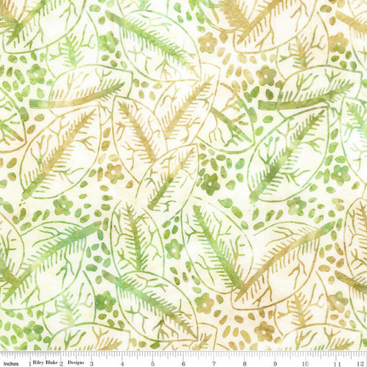 Batiks Canopy Pale Lime Riley Blake