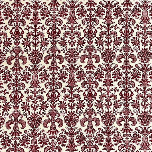 Blue Hill fabric, Paris roses pattern 8048 color 002