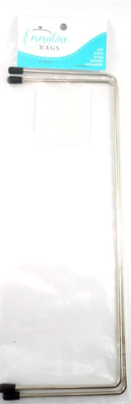 Emmaline Bags 1 Pair of Style B Internal Wire Frame (10in X 3 1/2in)