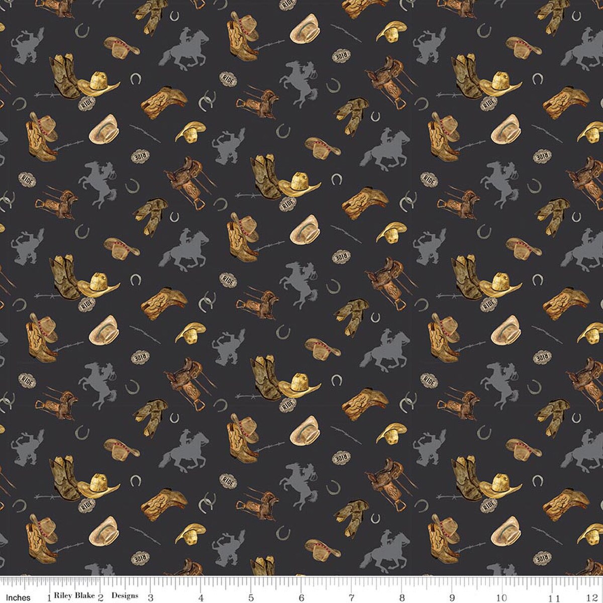 The Homestead by Riley Blake Designs – C18235 Charcoal – Fabric by the Yard