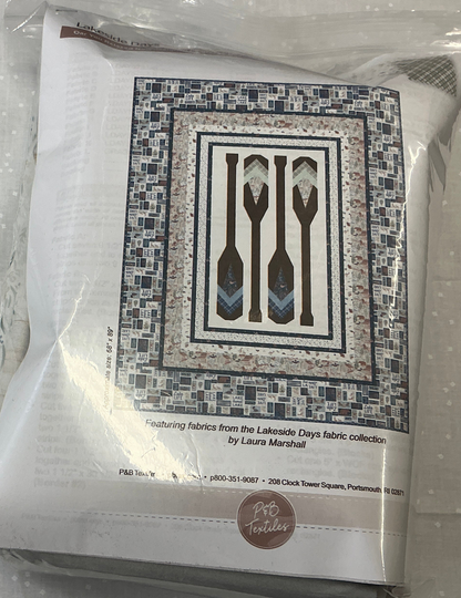 Lake Side Days Quilt Kit 68’ x 89”
