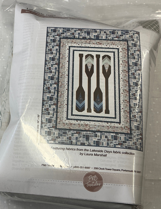 Lake Side Days Quilt Kit 68’ x 89”