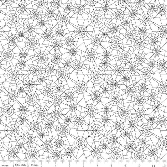 Riley Blake seasonal basics pattern C771 white