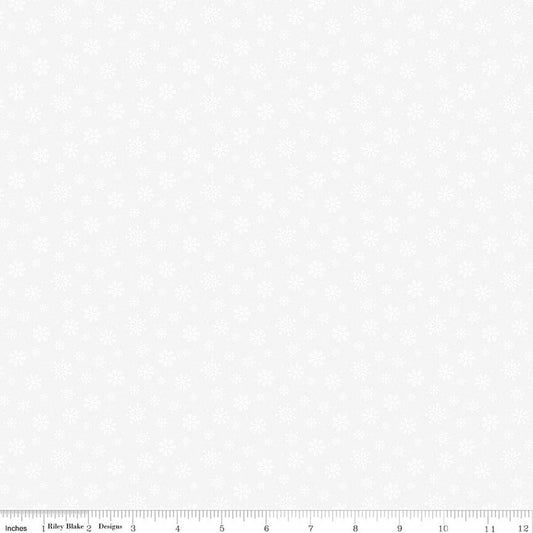 Riley Blake Seasonal Basics C773 White