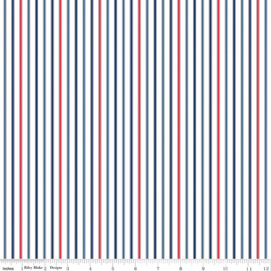 Riley Blake Seasonal Basics C495 Patriotic