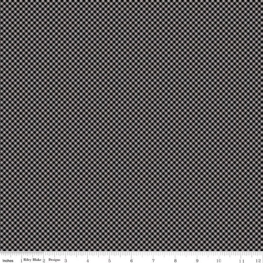 Riley Blake Seasonal Basics C777 Black Gray