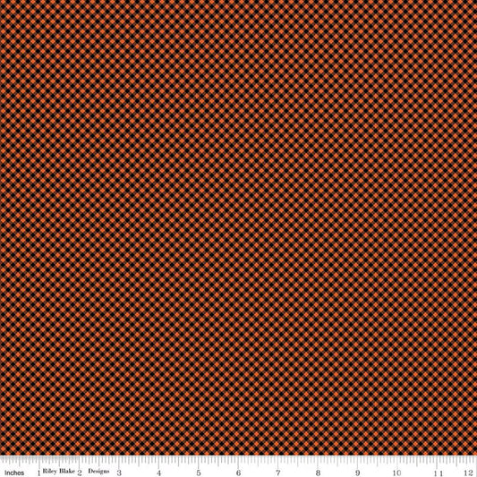 Riley Blake Seasonal Basics C777 Black Orange