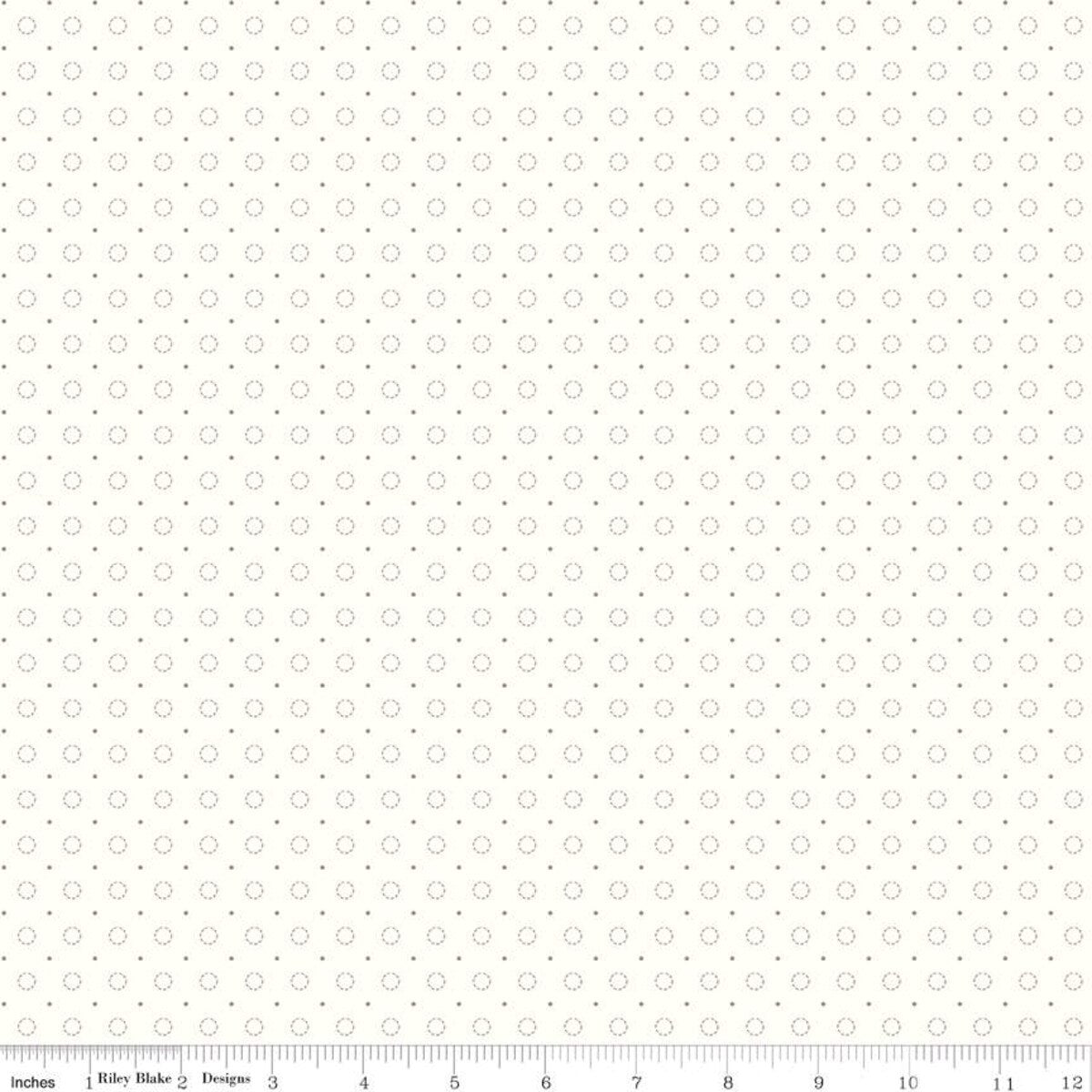 Bee Backgrounds Stitched Circle Pewter
