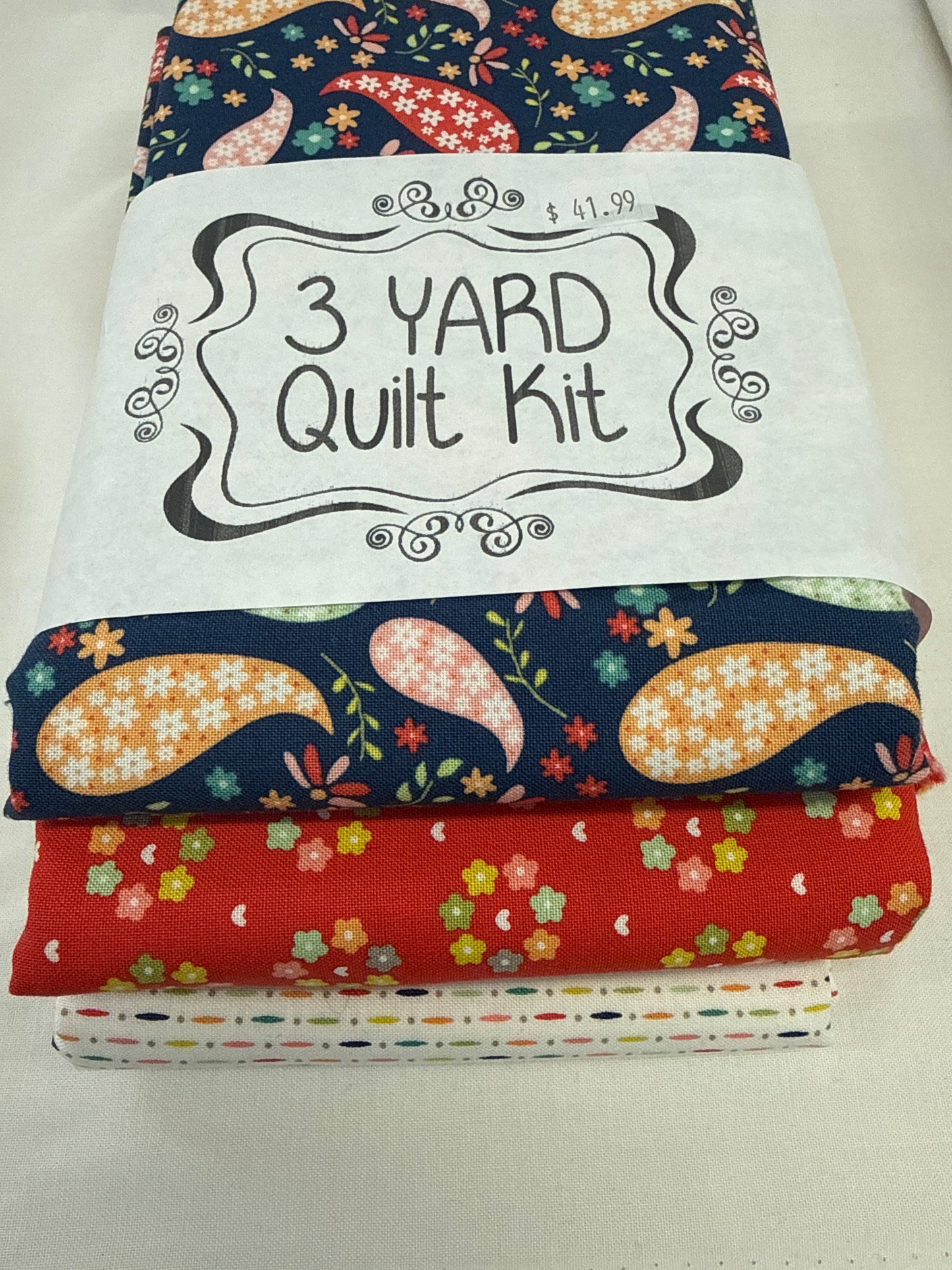 3 yard quilt kit raspberry summer by Sherri and Chelsi