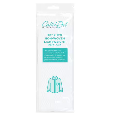 Non-Woven Lightweight Fusible Packaged Interfacing 20in x 1yd