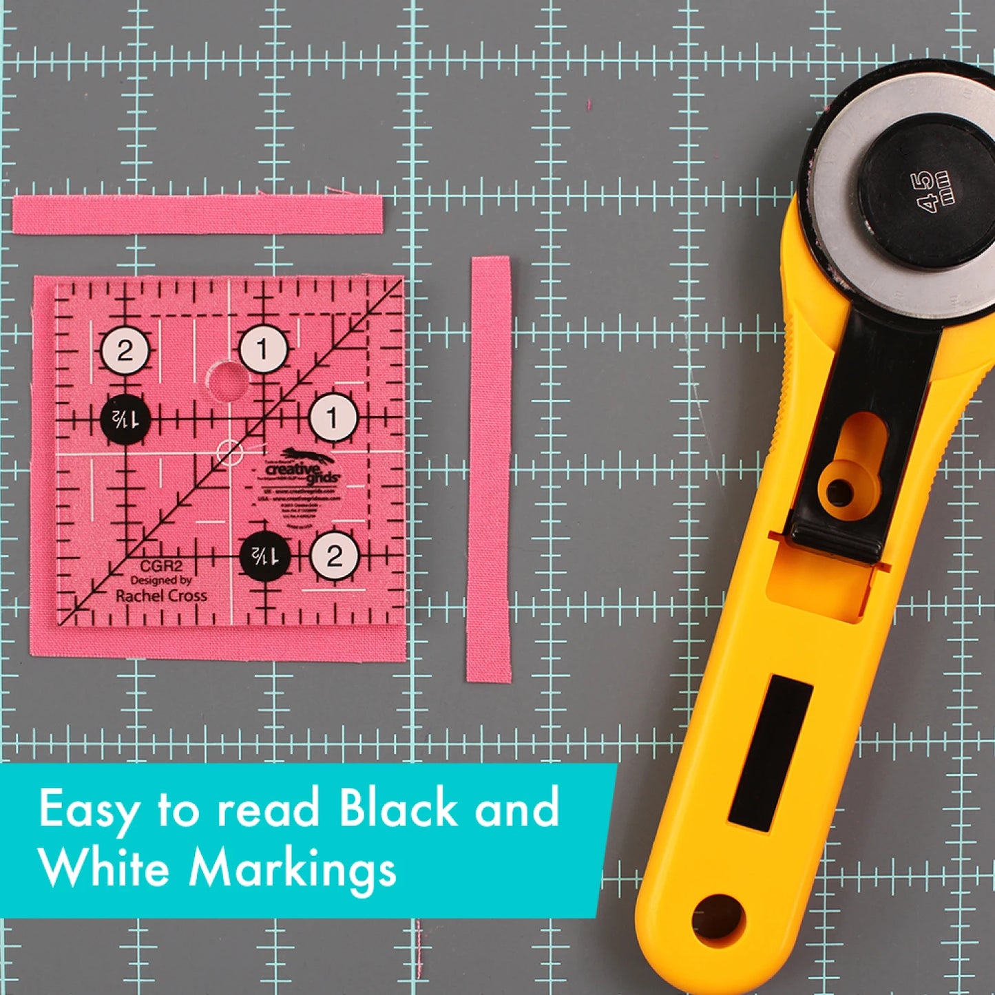 Creative Grids Quilt Ruler 2-1/2in Square