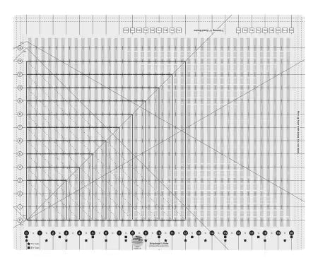 Creative Grids Quilt Ruler Stripology® CGRGE1XL