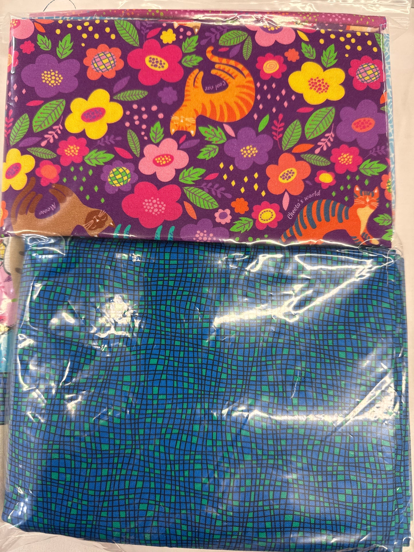 Panel play Cheetos world by Kimberly Einmo quilt kit with panel ￼Benartex Fabrics