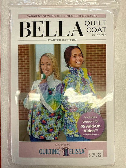 BELLA QUILT COAT PATTERN by Quilting by Elissa