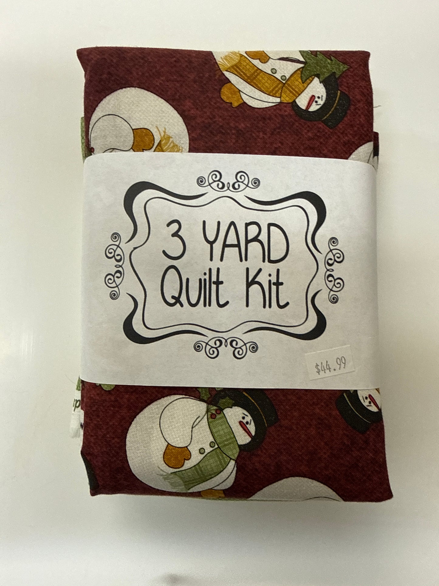 3 yard Quilt Kit Snowman