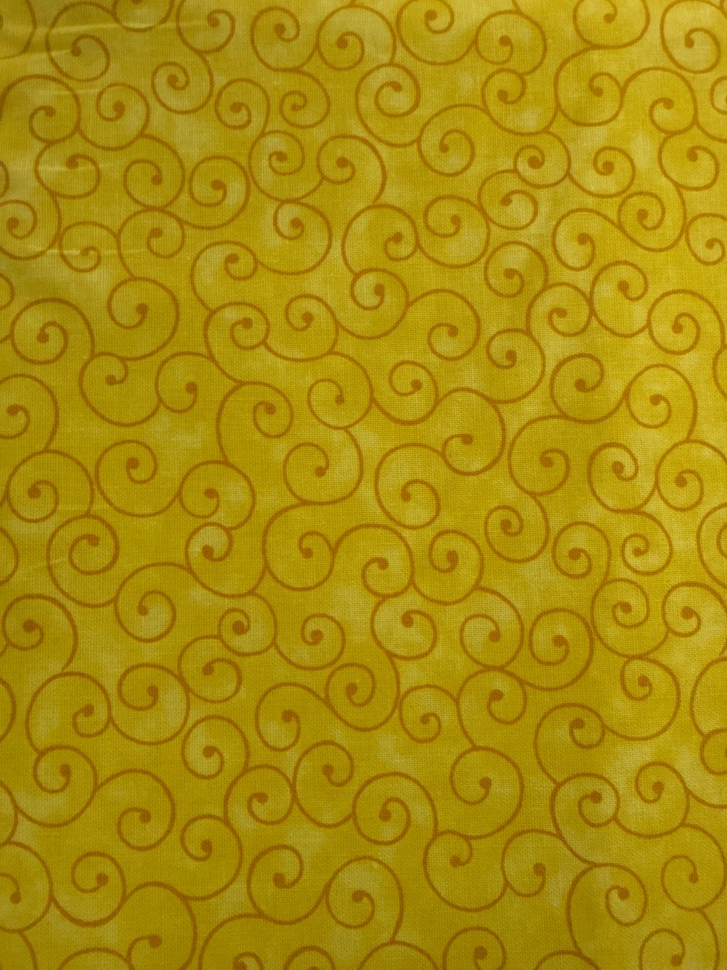 MDG Classics Tilt-A-Whirl Yellow Fabric