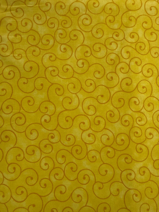 MDG Classics Tilt-A-Whirl Yellow Fabric