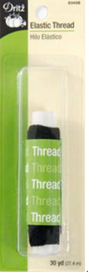 Dritz Black Elastic Thread 30yds