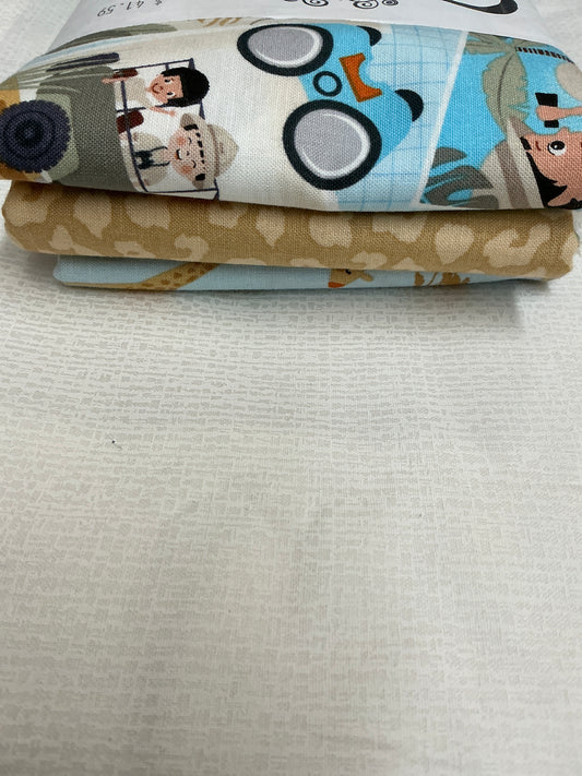 3 yard quilt kits-Safari brown