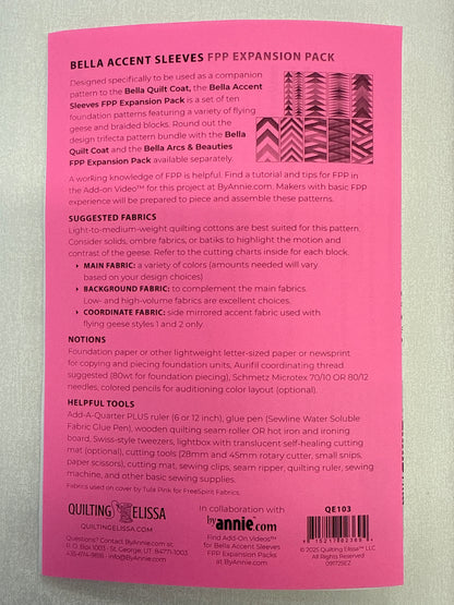 BELLA ACCENT SLEEVES QUILT COAT EXPANSION PACK