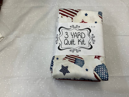 3 Yard Quilt Kit - Patriotic