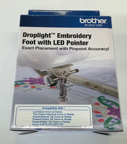 Drop light Embroidery Foot with LED Pointer by Brother SA197