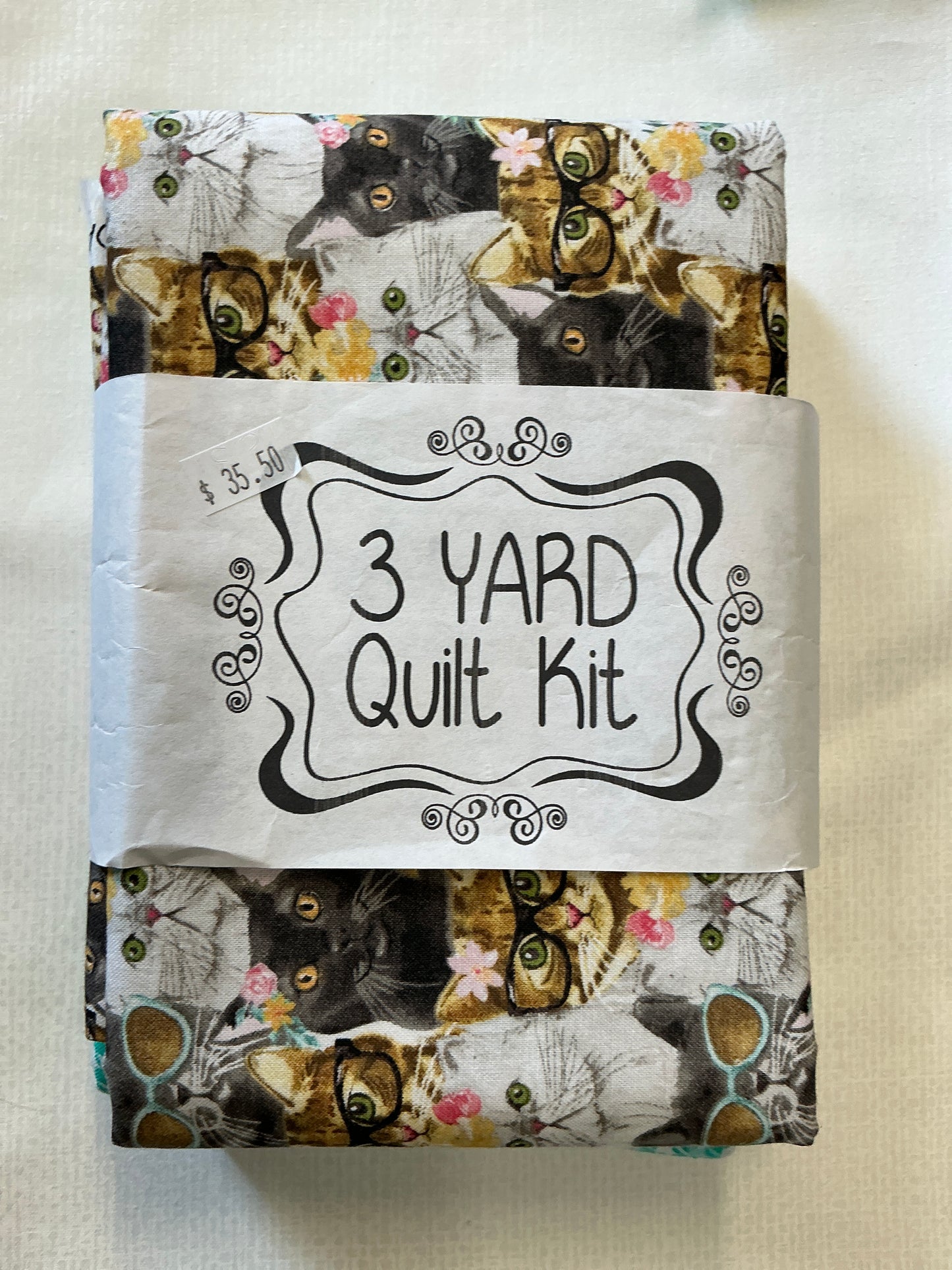 3 yard quilt kits~a lotta cats