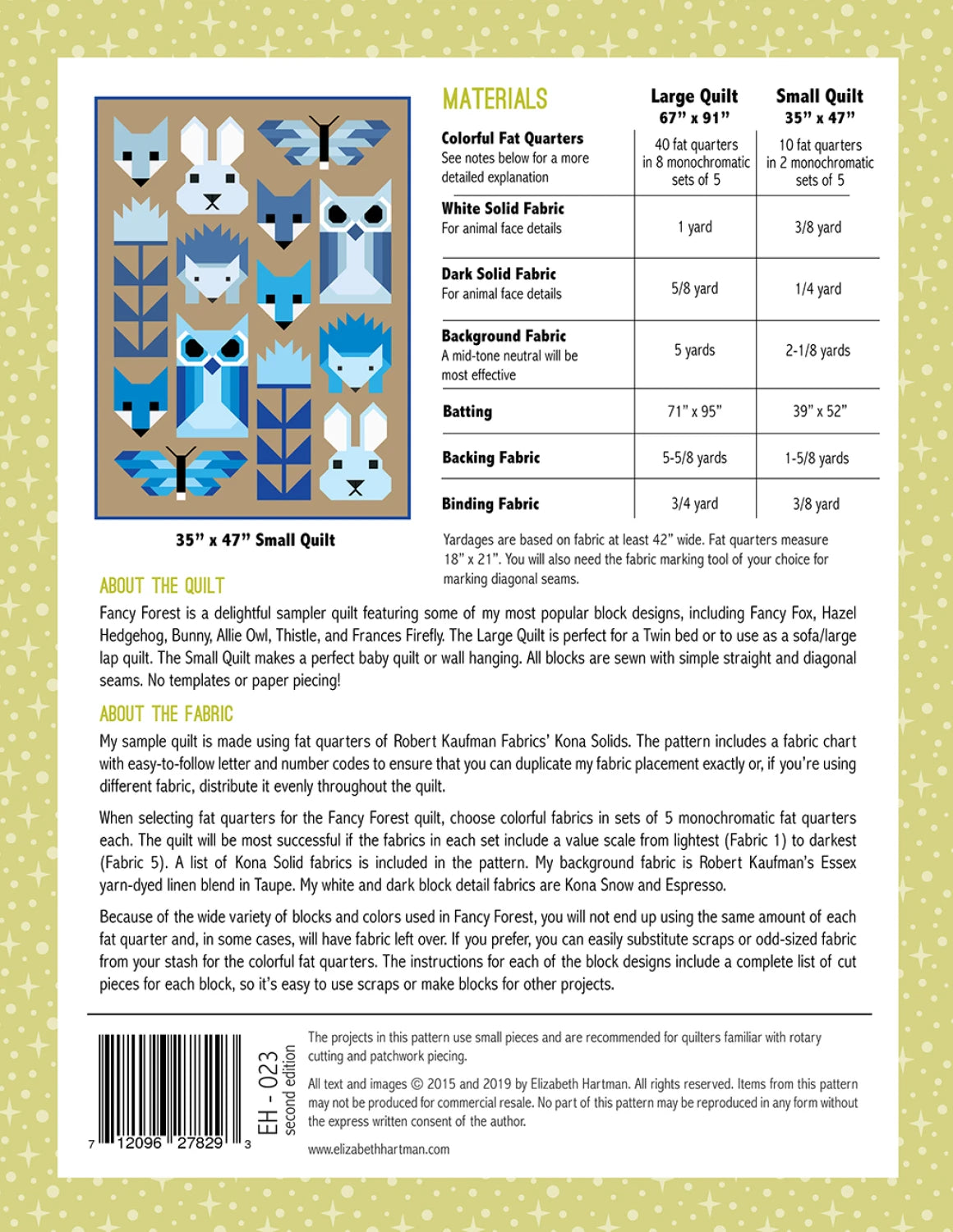 Fancy Forest By Elizabeth Hartman # EH-023