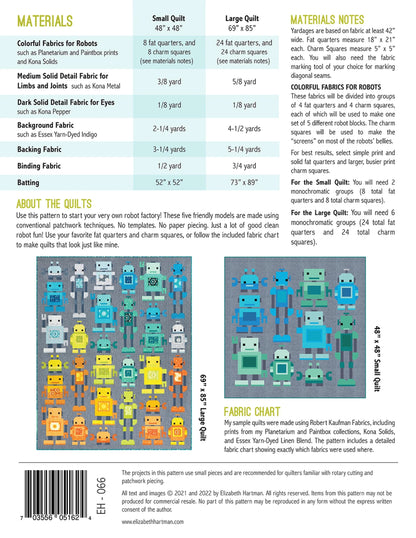 ROBOTS Pattern by Elizabeth Hartman