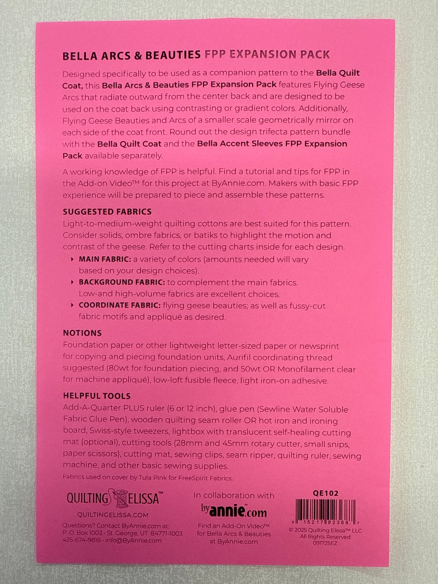 BELLA ARCS & BEAUTIES QUILT COAT EXPANSION PACK