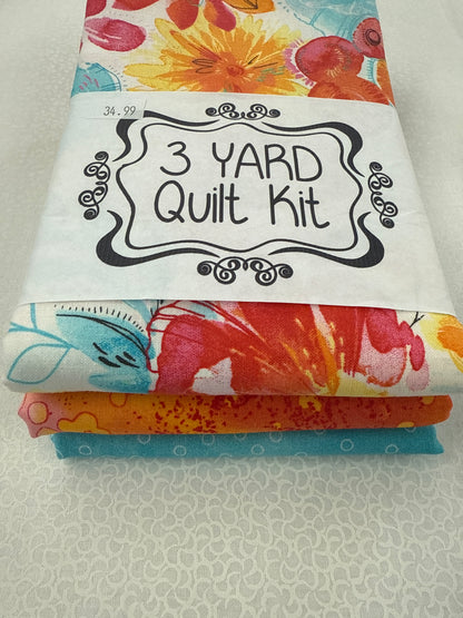 3 yard quilt kit florals