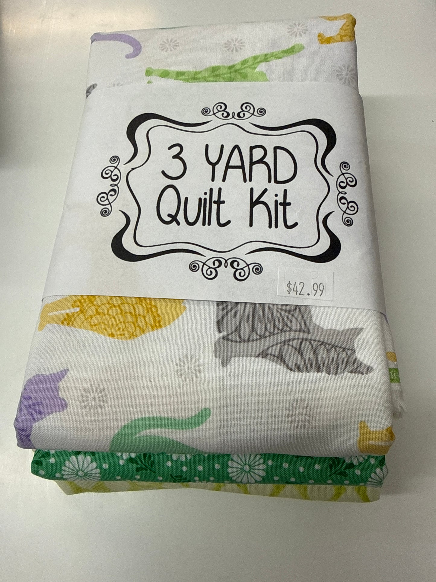 3 yard Quilt Kit Cats