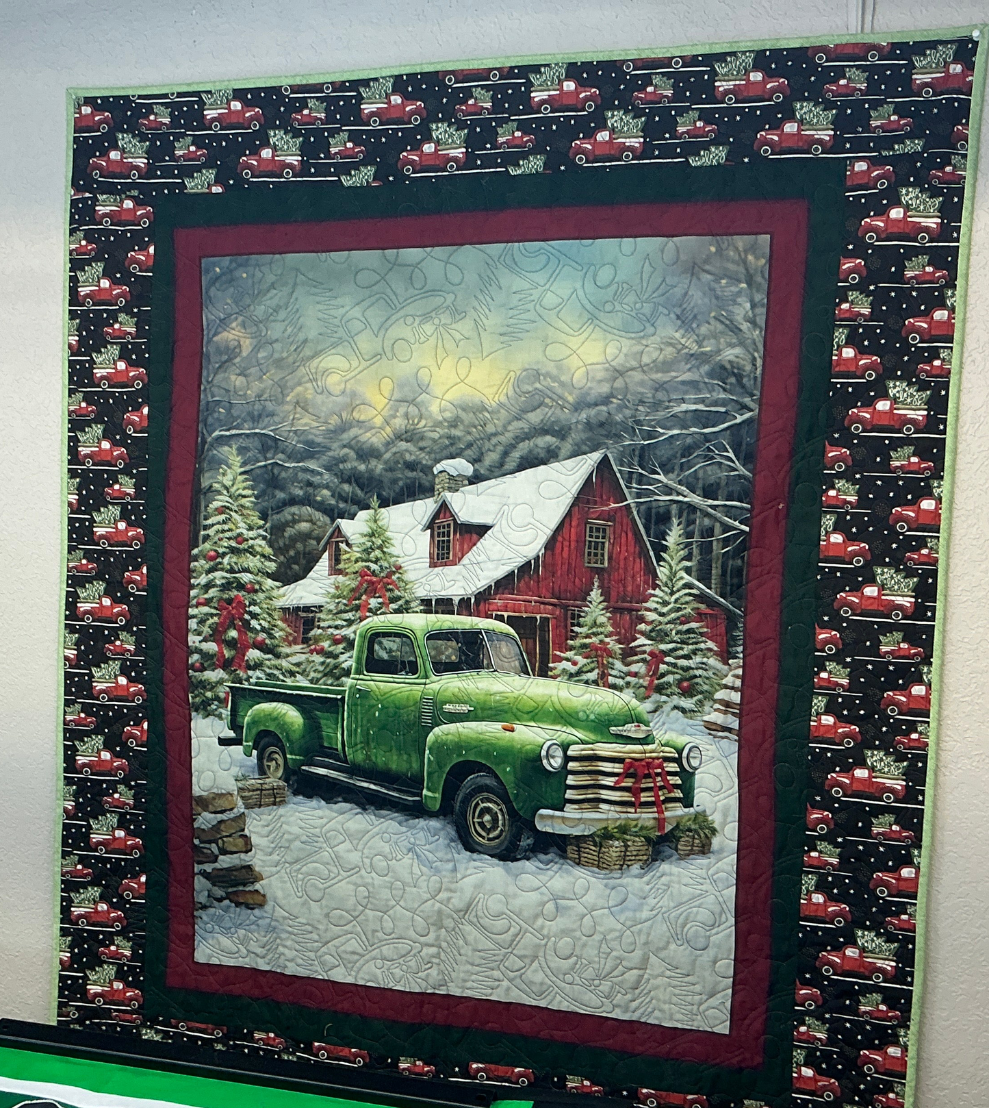 Christmas Truck Wall Hanging
