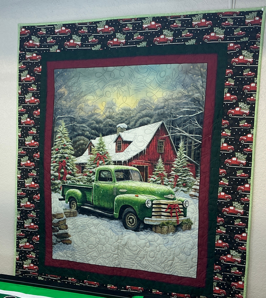 Christmas Truck Wall Hanging