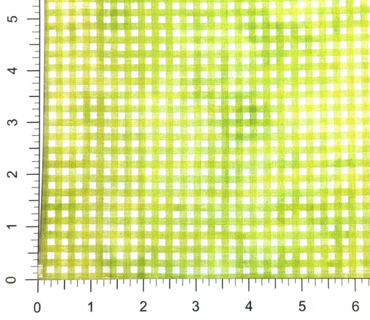 Sorbet by P&B Textiles - Lime gingham