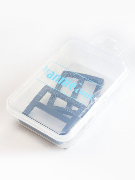 ByAnnie Slider - 1" - Set of Two Black Metal