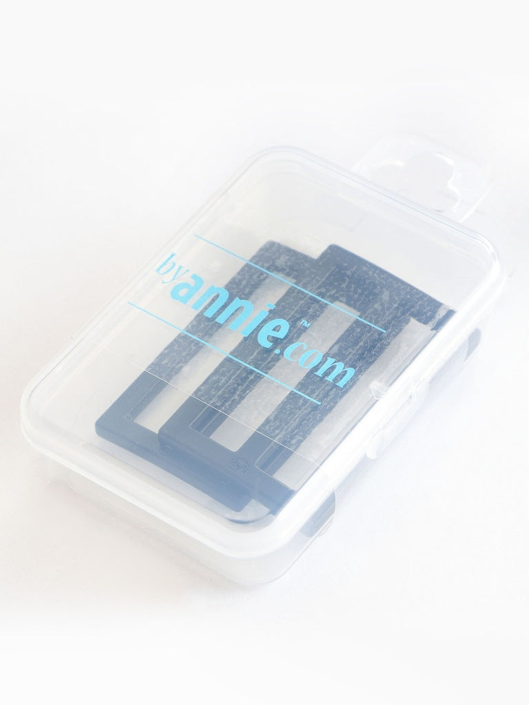 ByAnnie  Slider - 1½" - Set of Two Black Metal