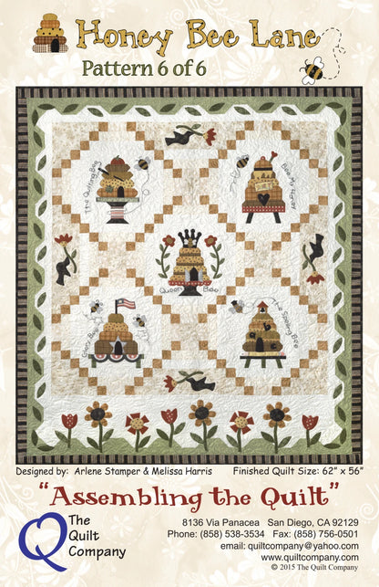 Honey Bee Lane Honey Bee Lane 6- Assembling the Quilt # HBL106