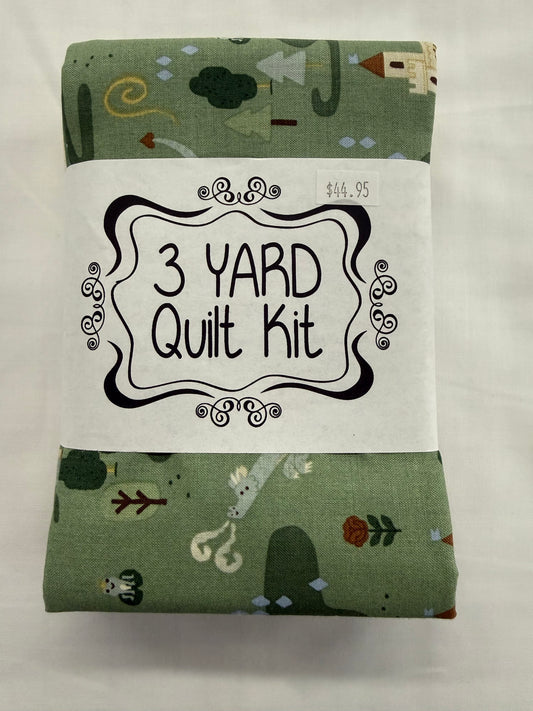 3 yard Quilt Kit Dragons