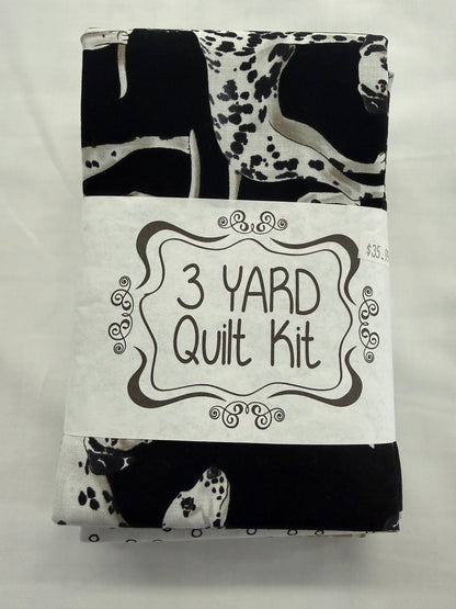 3 yard Quilt Kit Dalmation