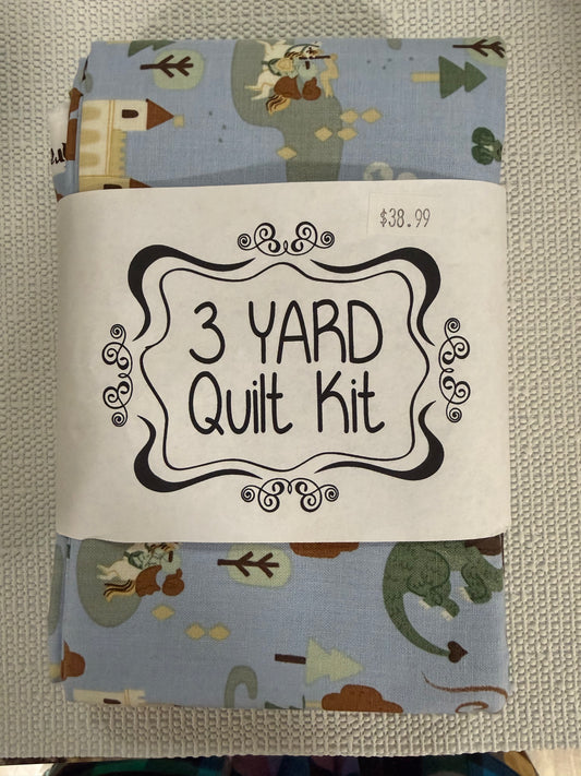 3 yard Quilt Kit Dragons