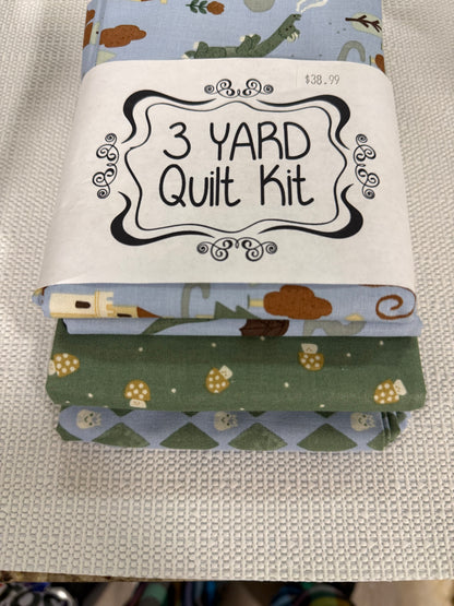 3 yard Quilt Kit Dragons
