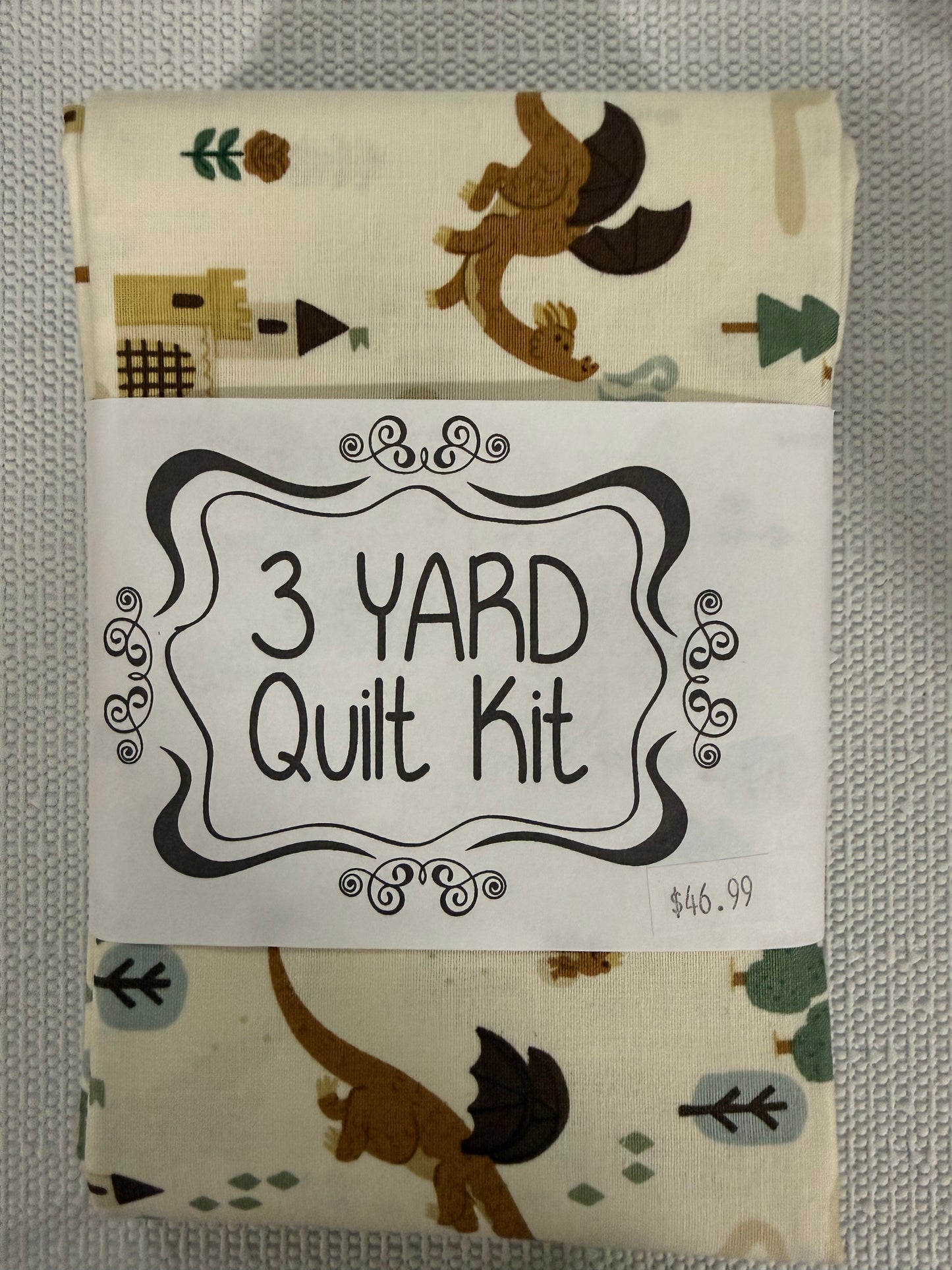 3 yard Quilt Kit Dragons