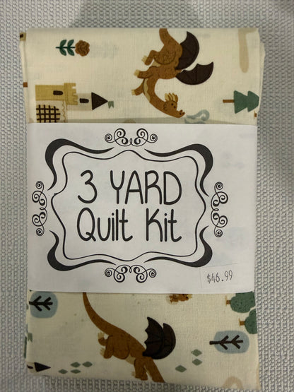 3 yard Quilt Kit Dragons