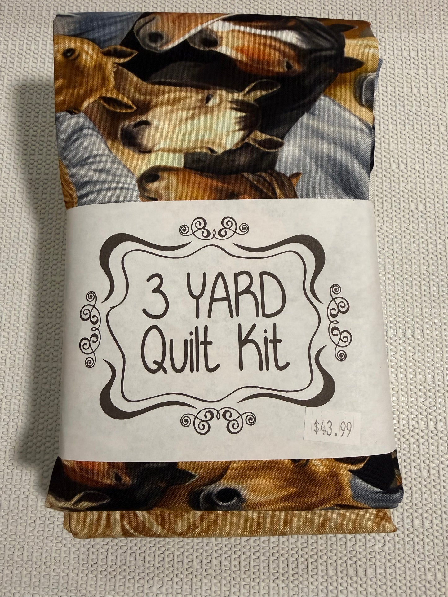 3 yard Quilt Kit Horses