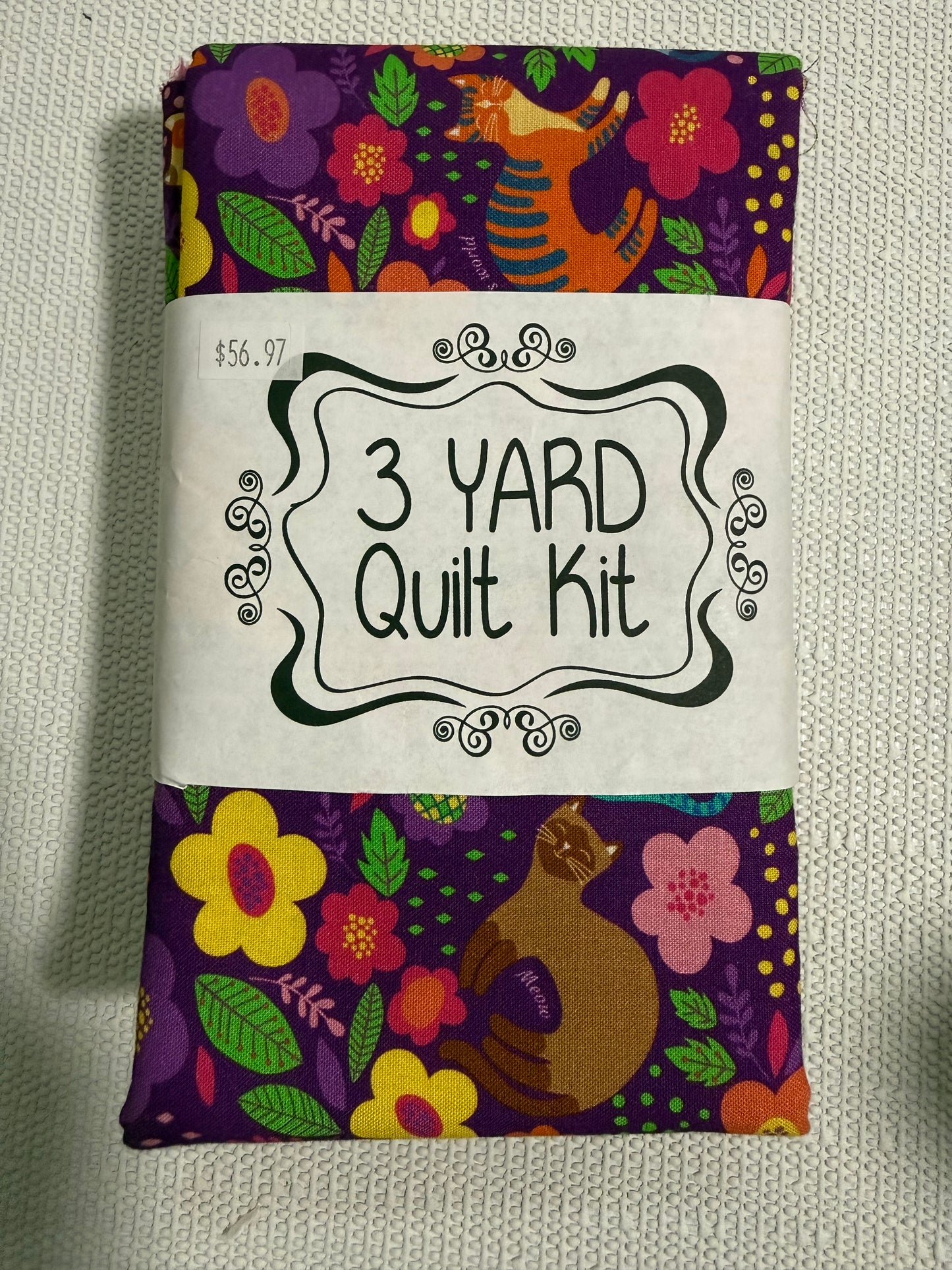 3 yard Quilt Kit Kitties